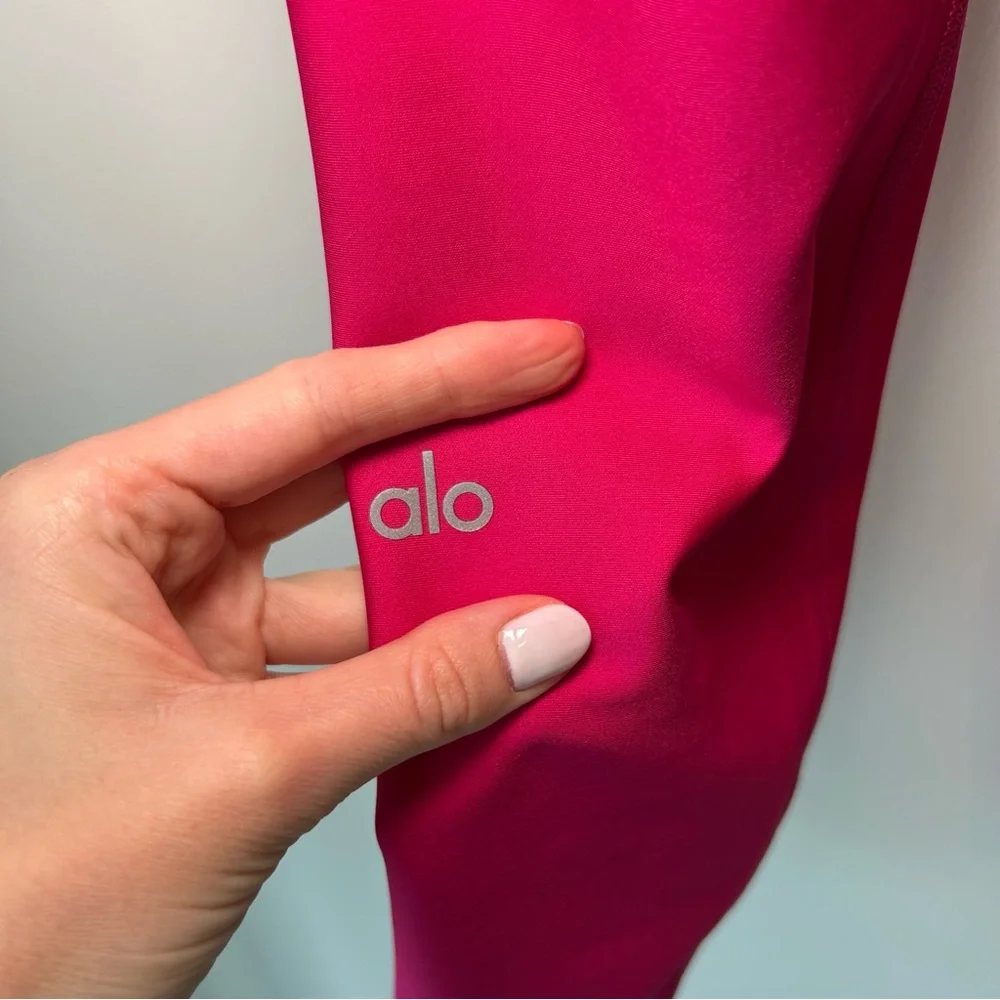 Alo Yoga High-Waist Airlift Legging 7/8 Length Hot Pink Size Extra Small
